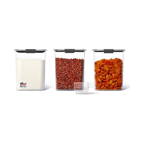 Rubbermaid Brilliance Airtight Cereal Container, BPA-Free, Dishwasher-Safe