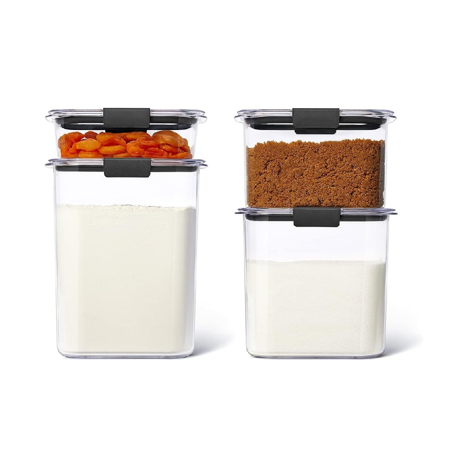 Rubbermaid Brilliance Airtight Cereal Container, BPA-Free, Dishwasher-Safe
