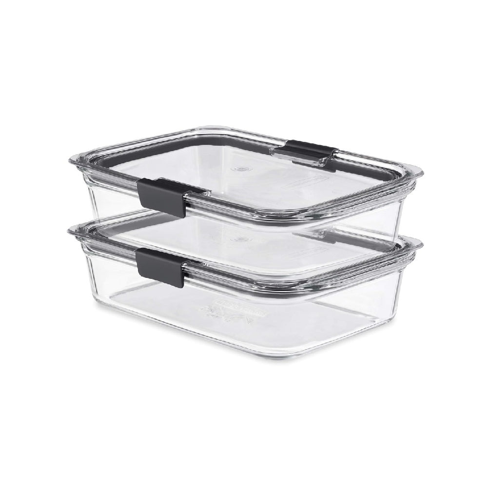 Rubbermaid Brilliance Glass Food Storage Containers, BPA-Free, Leak-Proof