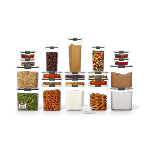 Rubbermaid Brilliance Airtight Cereal Container, BPA-Free, Dishwasher-Safe