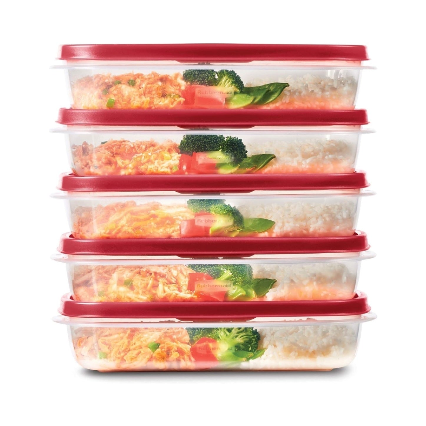 Rubbermaid EasyFindLids Food Containers, BPA-Free, Microwave & Dishwasher Safe