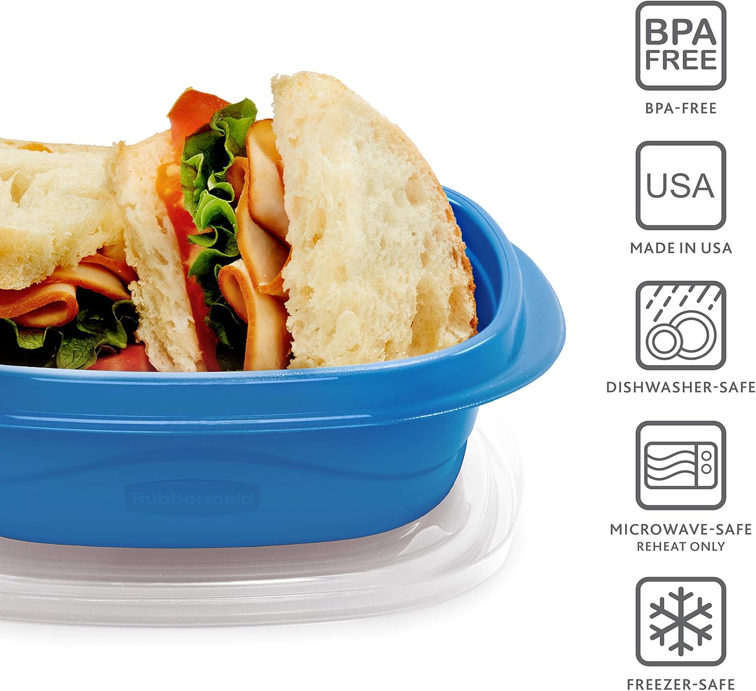 Rubbermaid 50-Piece Food Storage Set - Dishwasher Safe