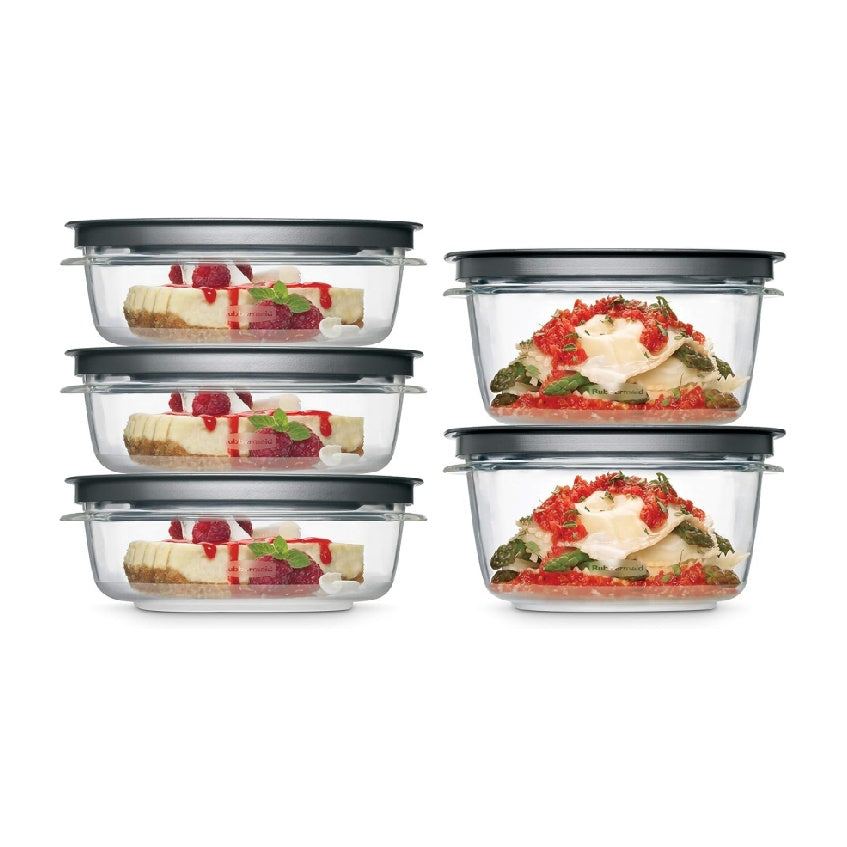 Rubbermaid Premier Food Storage Container, BPA-Free, Microwave & Dishwasher Safe
