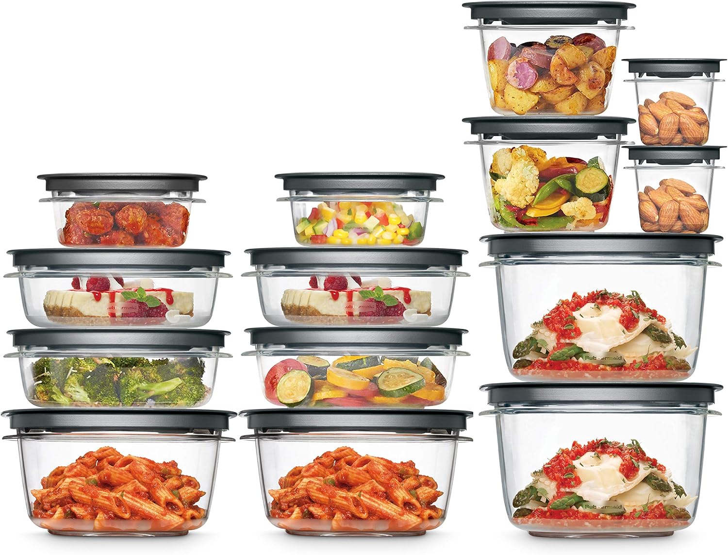 Rubbermaid Premier Food Storage Container, BPA-Free, Microwave & Dishwasher Safe
