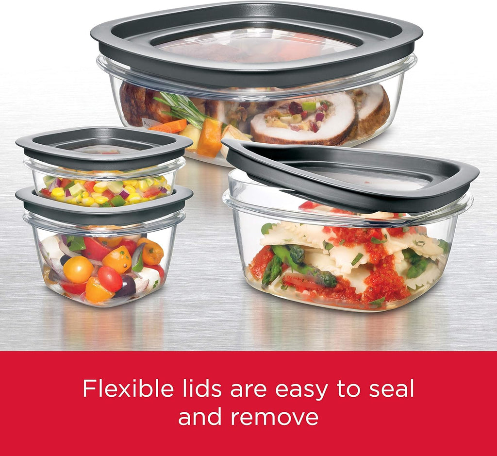 Rubbermaid Premier Food Storage Container, BPA-Free, Microwave & Dishwasher Safe