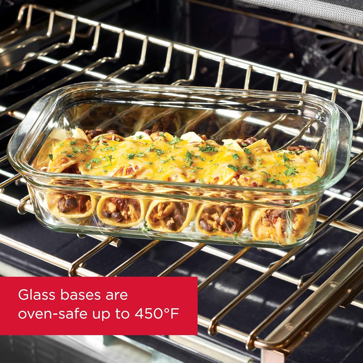 Rubbermaid Brilliance Glass Food Storage Containers, BPA-Free, Leak-Proof